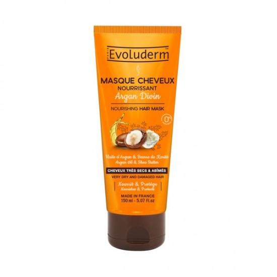 EVOLUDERM - Hranjiva maska za kosu Argan Divin 150ml - Veoma suva i oštećena kosa