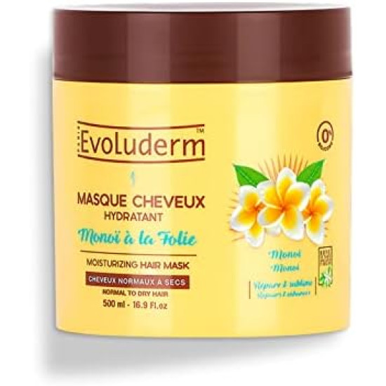 EVOLUDERM - Hidratantna maska za kosu Monoï à la Folie - 500ml