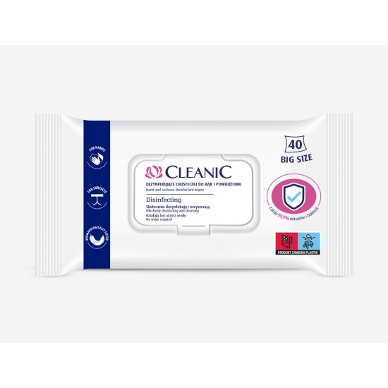 Cleanic Vlažne maramice 40FP 