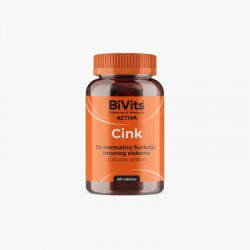 Bivits activa cink se60tab