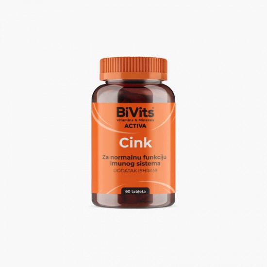 Bivits activa cink se60tab