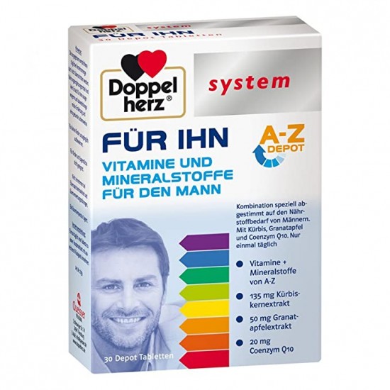 Doppelherz System Vitamini i Minerali za muškarce A-Z DEPO