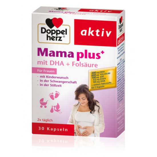 Doppelherz aktiv MAMA PLUS – Vitamini i Minerali za trudnice i dojilje
