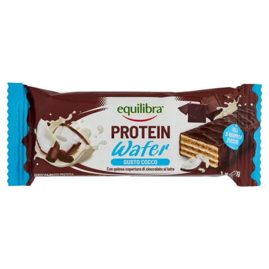 Protein wafer coconut