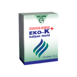 Kalijum hlorid tbl 20x500mg