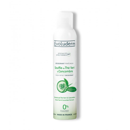 EVOLUDERM - Osvježavajući dezodorans - Dah zelenog čaja i krastavca 200ml