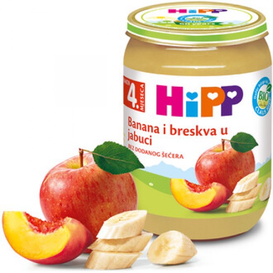 Hipp Banana i breskva u jabuci
