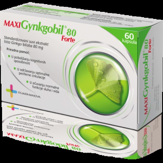 Gynkobil maxi forte cps 60x80mg