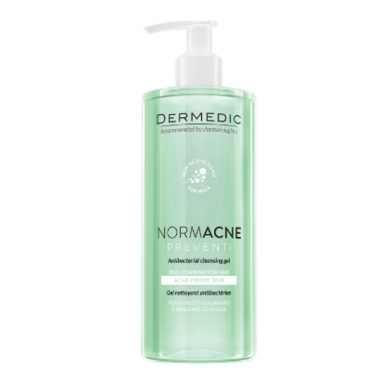 NORMACNE Antibakterijski gel za čišćenje lica 500 ml