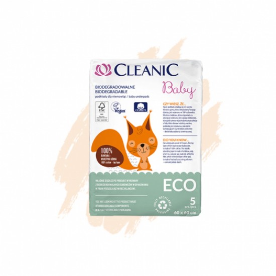 Cleanic podlošci za bebe 5kom (60x60)