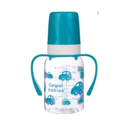 Flasica za bebe 120ml,3mj+sa ruckom