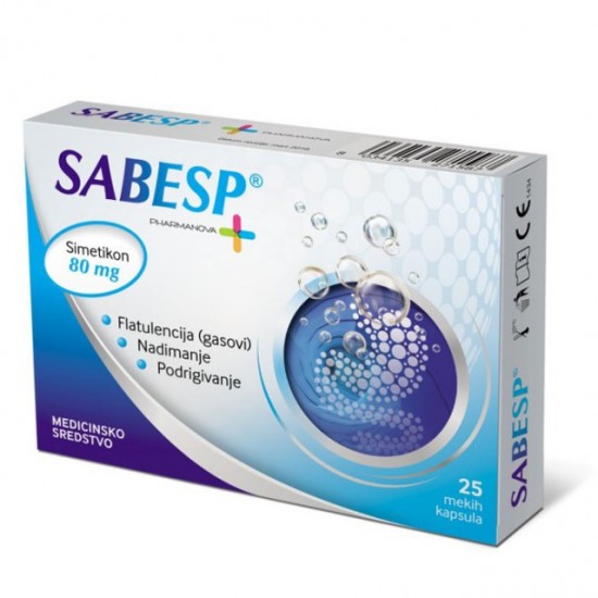 Sabesp kapsule 25x80mg