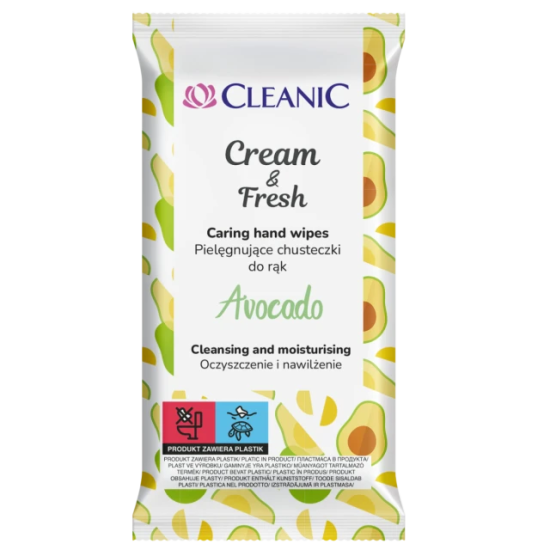 Cleanic Cream&Fresh vlažne za ruke 15kom