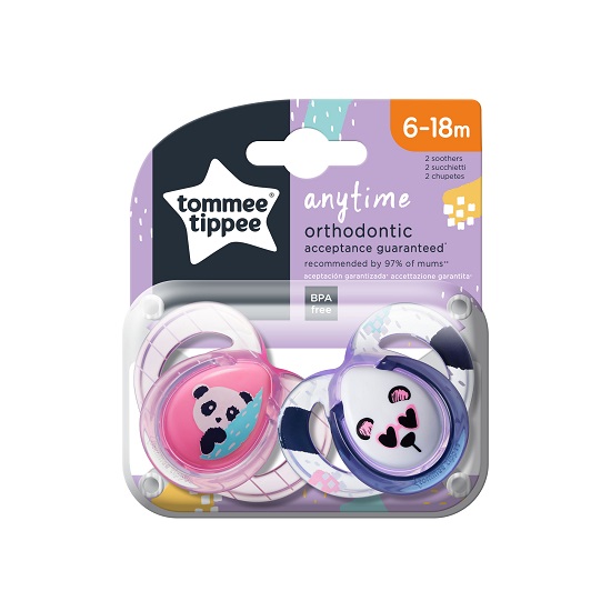 TT Cn Varalica silikon any time x2kom 6-18m girl