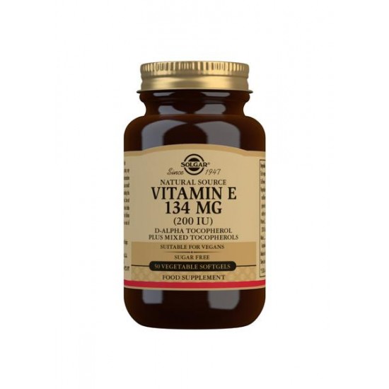 Solgar vitamin E 200IU a50